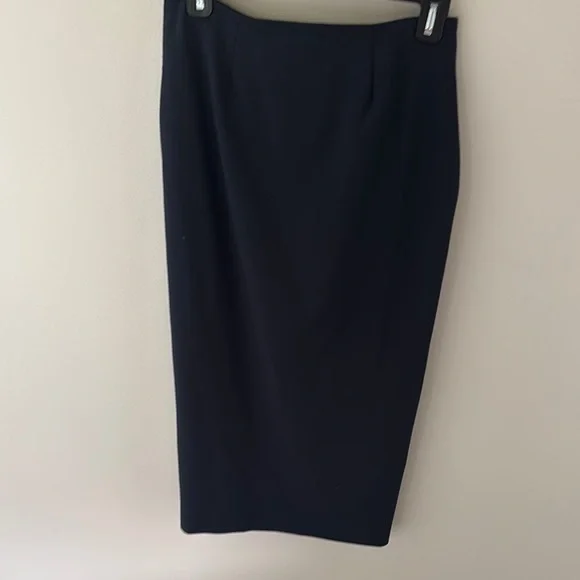 Elizabeth and James Navy Midi Pencil Skirt - Picture 4 of 4